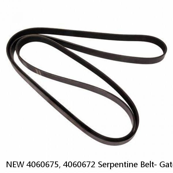 NEW 4060675, 4060672 Serpentine Belt- Gatorback The Quiet Belt