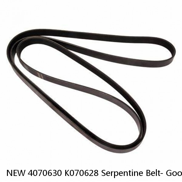 NEW 4070630 K070628 Serpentine Belt- Goodyear Gatorback The Quiet Belt