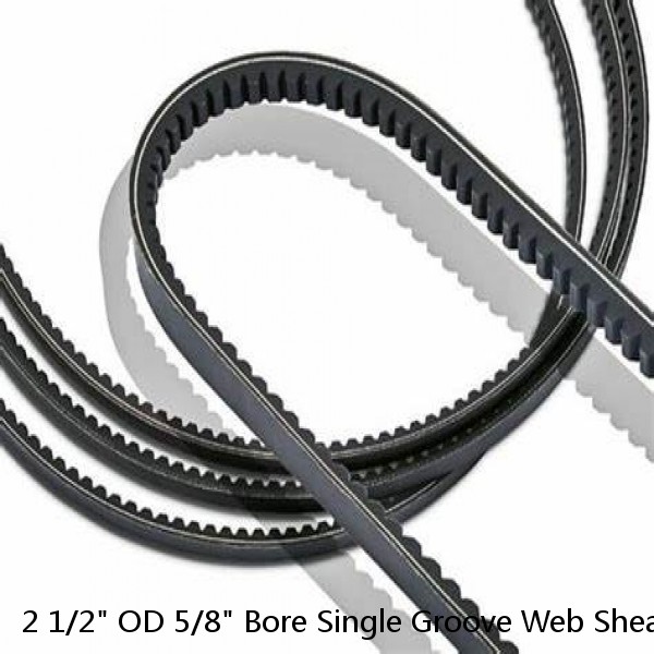 2 1/2" OD 5/8" Bore Single Groove Web Sheaves For V Belt Arbor Pulley Table Saw