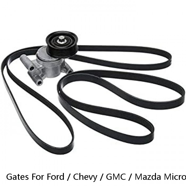 Gates For Ford / Chevy / GMC / Mazda Micro-V Stretch Fit Belt Installation 91030