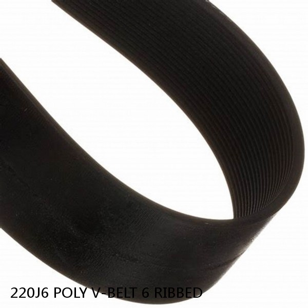 220J6 POLY V-BELT 6 RIBBED