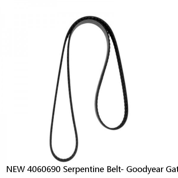 NEW 4060690 Serpentine Belt- Goodyear Gatorback The Quiet Belt #1 image