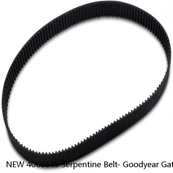 NEW 4060645 Serpentine Belt- Goodyear Gatorback The Quiet Belt #1 image