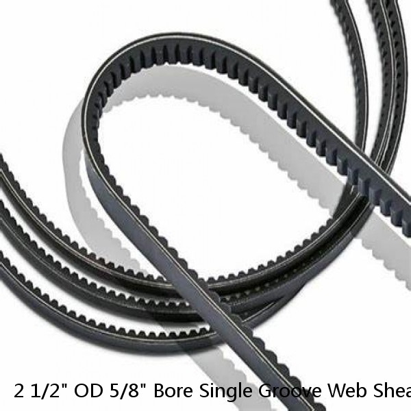 2 1/2" OD 5/8" Bore Single Groove Web Sheaves For V Belt Arbor Pulley Table Saw #1 image